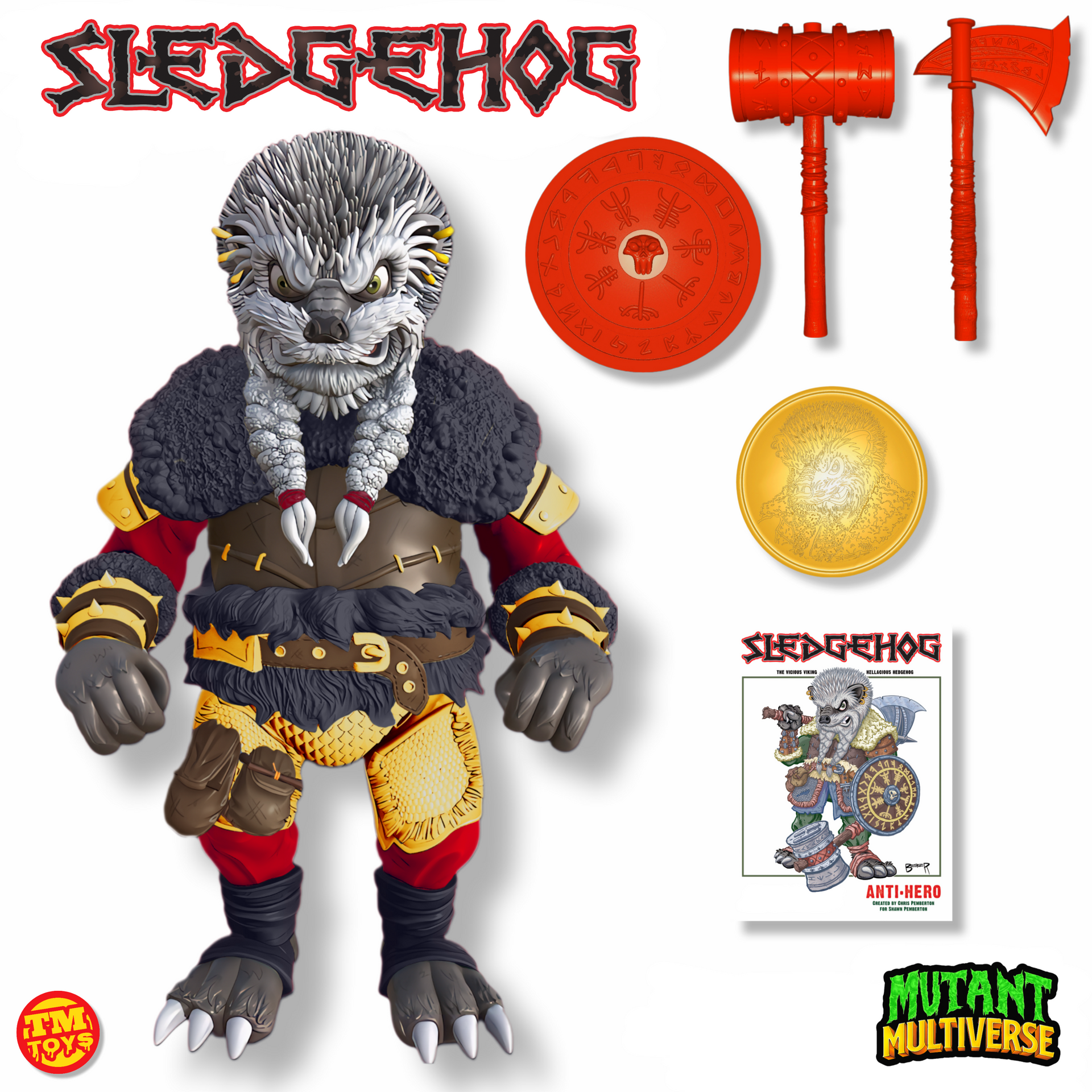 Sledgehog - King Variant Carded Action Figure (Pre-order